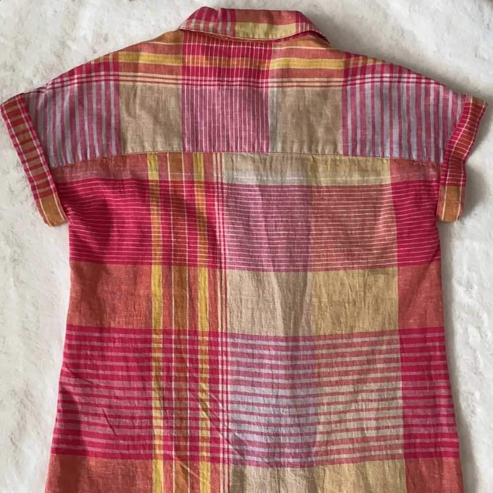 beachlunchlounge spencer shirt made with linen size XS - Picture 9 of 13